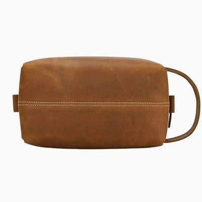 Trousse de toilette homme cuir marron variante 3 - À vos trousses