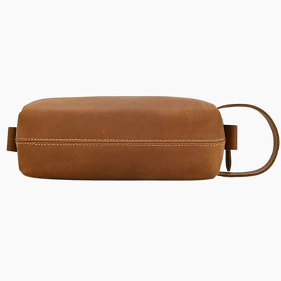 Trousse de toilette homme cuir marron variante 4 - À vos trousses