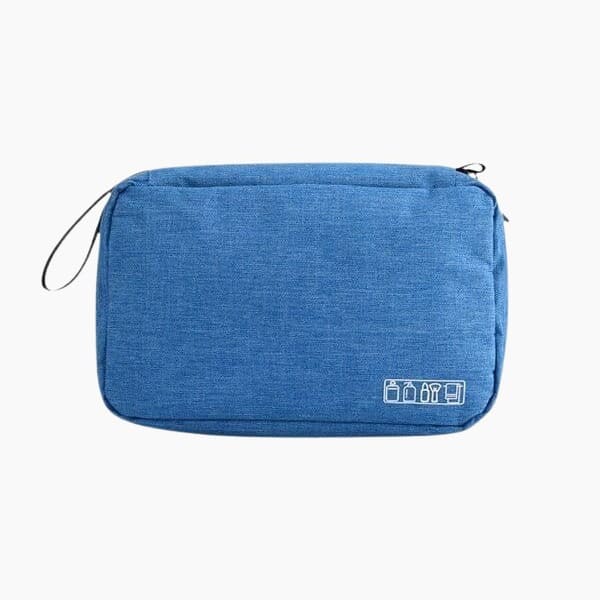 Trousse de toilette pliable à suspendre bleu - À vos trousses
