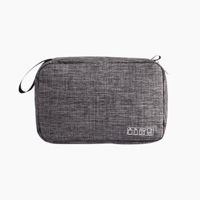 Trousse de toilette pliable à suspendre gris - À vos trousses