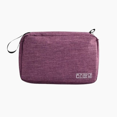 Trousse de toilette pliable à suspendre violet - À vos trousses