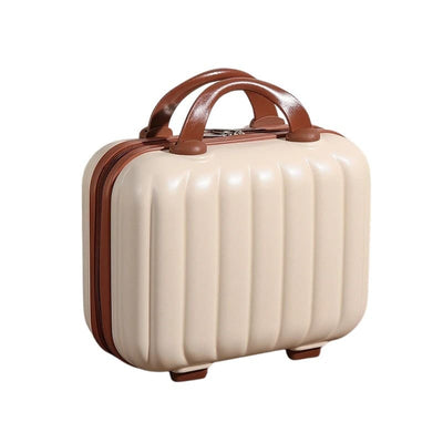 Vanity femme rigide voyage beige