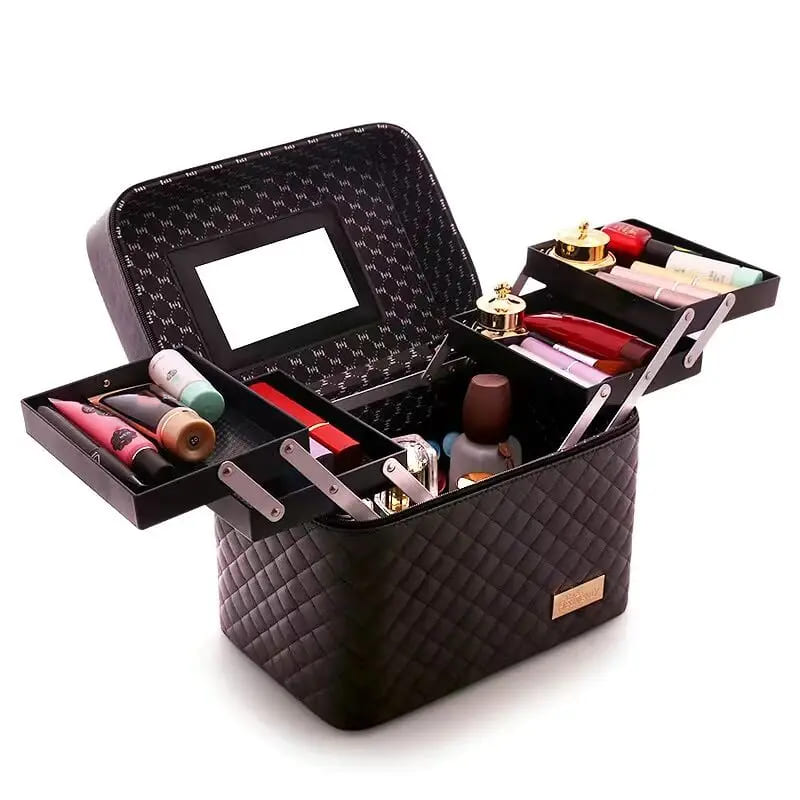 Vanity maquillage avec rangements noir