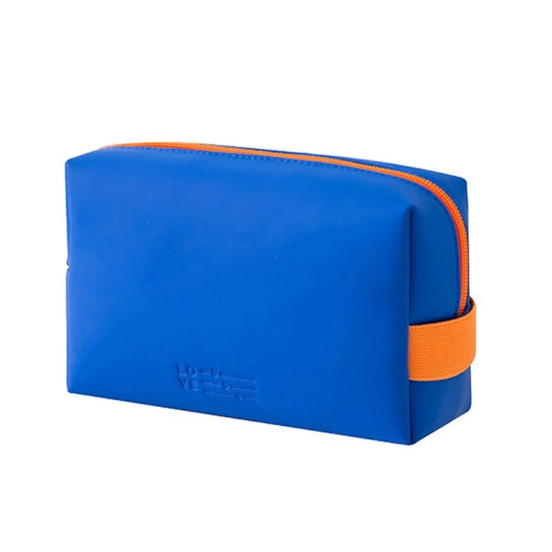 Trousse de toilette colorée bleu - À vos trousses
