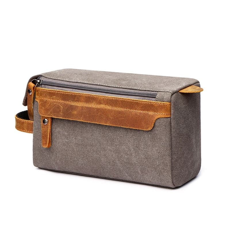 Trousse de toilette homme classe gris - À vos trousses