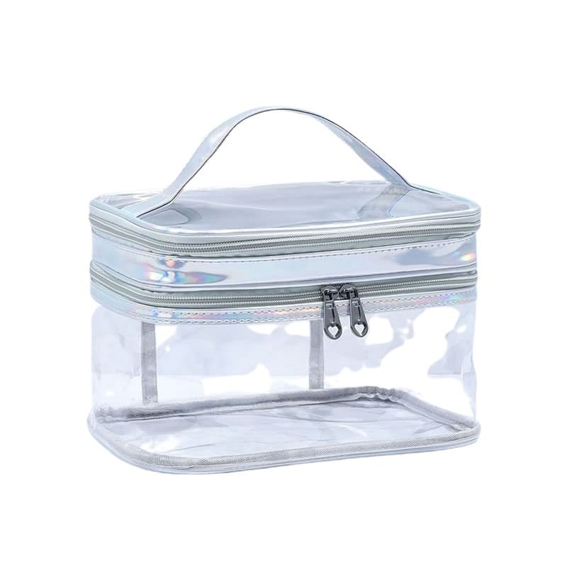 Trousse de toilette transparente femme blanc - À vos trousses